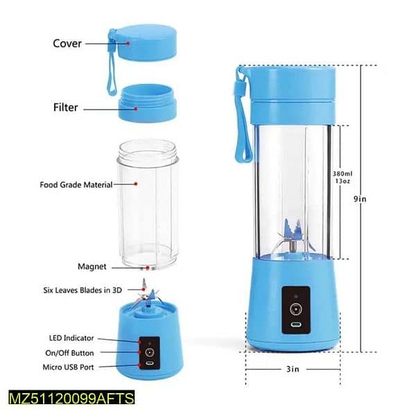 Electric portable Rechargeable juicer 3