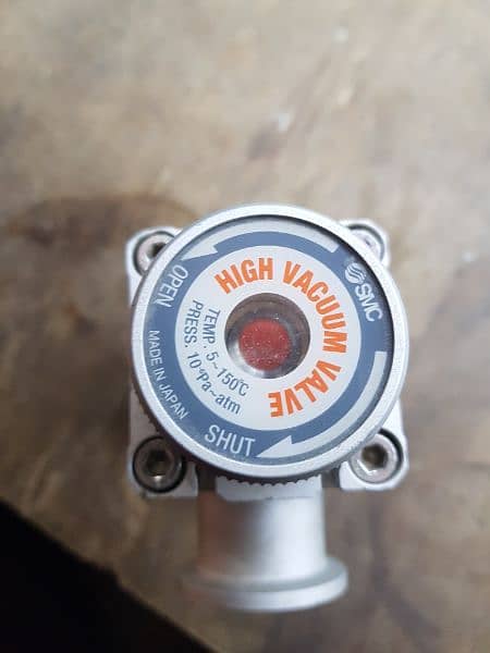 High Vacuum valve Aluminum Manual Angle Valve with Bellows Seal 1