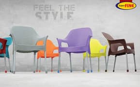 Wavy steel legs chairs/6 to 7 colors available Quality:pure
