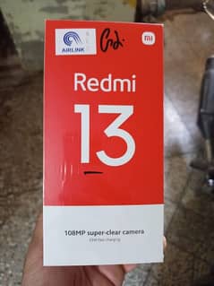 Redmi 13 8/128 GB Brand new box pack Non Active full warranty RWP