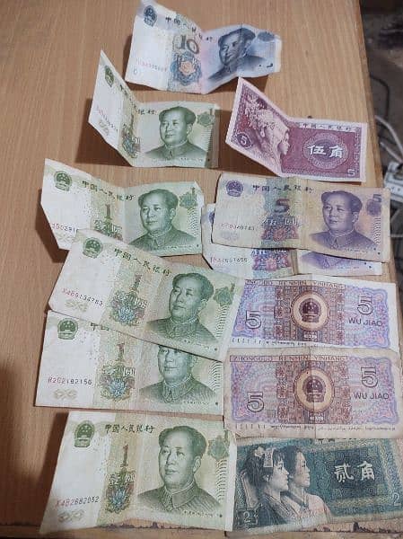 Chinese Renmin/Yuan currency notes 42 2