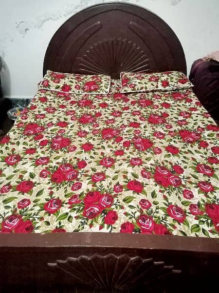 Wooden Bed For Sale 1
