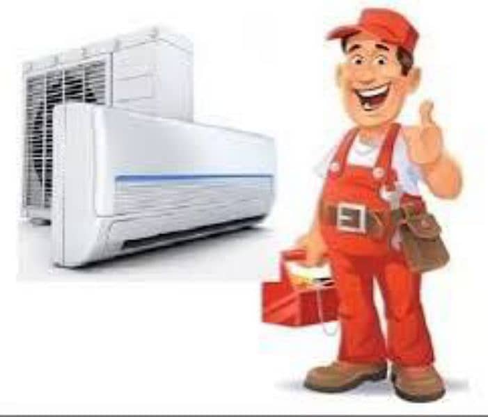 window ac and dc inverter air conditioner fitting and repairing 7