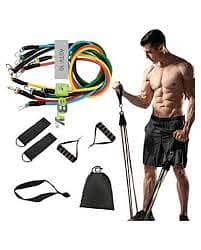 11(PCS) Power Exercise Resistance Band Set 5 in 1 Fitness Band Equipme 1