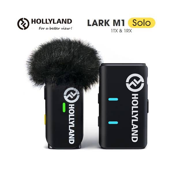 Hollyland Lark M1 Solo Wireless Microphone System (2.4 GHz] 1