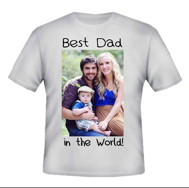 Customized t-shirts with picture, Name, Logo or design 0