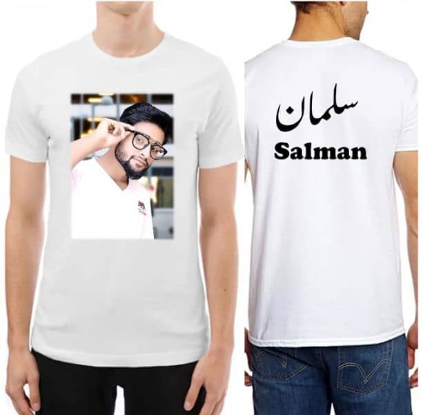 Customized t-shirts with picture, Name, Logo or design 2