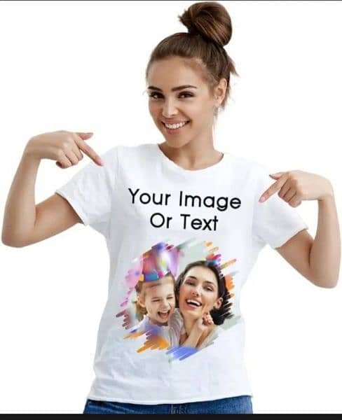 Customized t-shirts with picture, Name, Logo or design 3