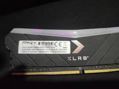 PNY XLRB 8GB DDR4 RGB RAM 3200mhz 0