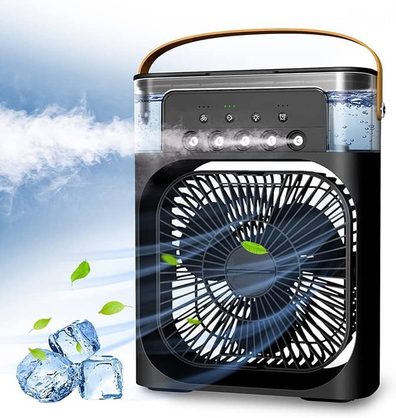 Humidifying Cooler Fan Built-in 2000mAh Rechargeable battery 19