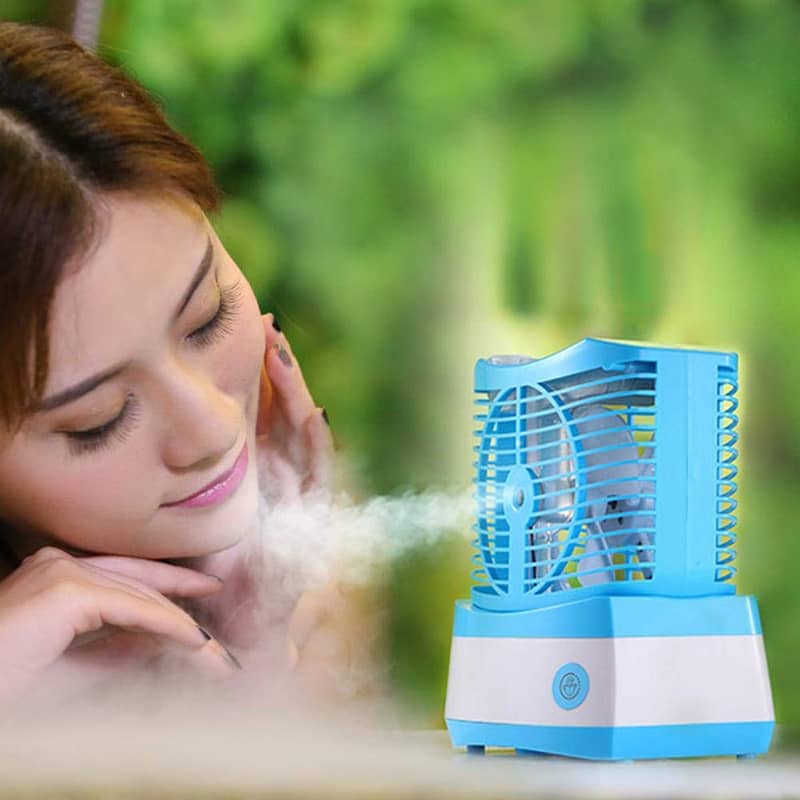 Humidifying Cooler Fan Built-in 2000mAh Rechargeable battery 15