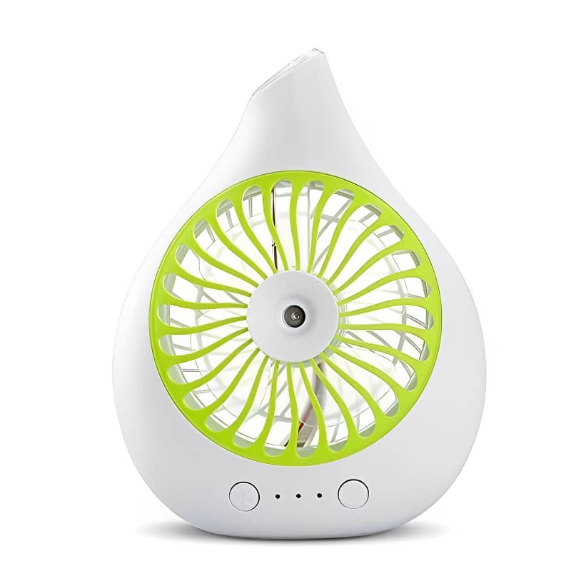 Humidifying Cooler Fan Built-in 2000mAh Rechargeable battery 18