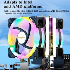 Adegrees cpu cooler for Intel and Amd