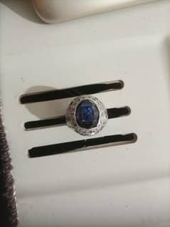 Original Nelum stone with silver ring for sale