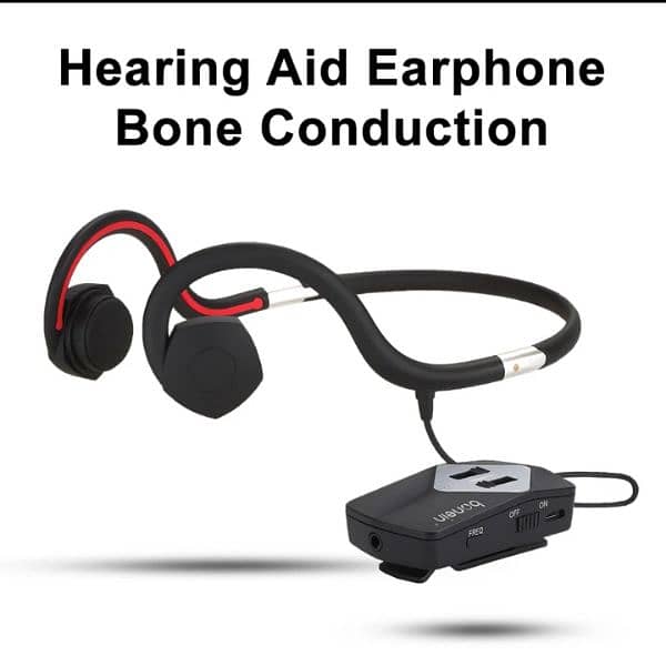 Bone Conduction Hearing Headphone Communicate,Personal Hearing aid 1