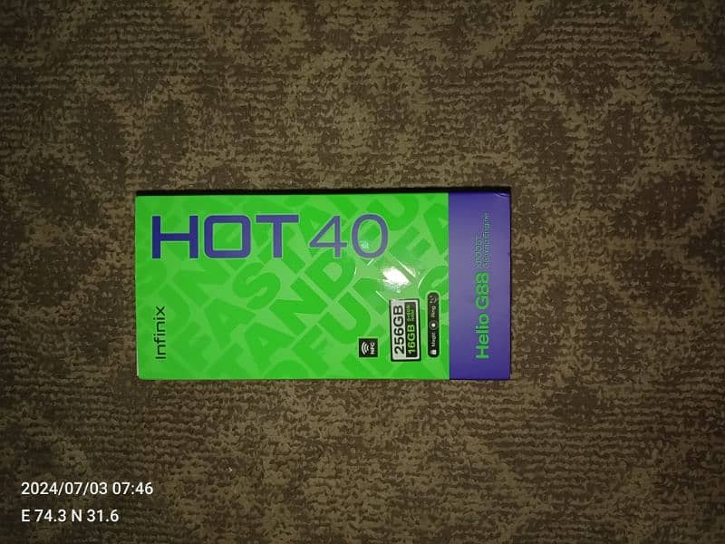 Infinix Hot 40 8/256 1 month used For URGENT SALE 5