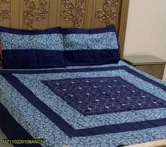 3 Pcs cotton Sotton bed sheet