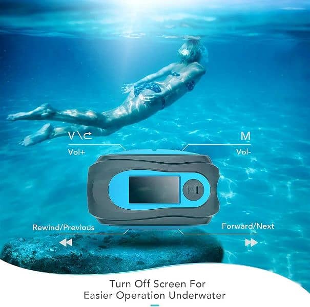 MP3 Player for swimming AGPTEK 8GB  Waterproof Music Player S07E 6