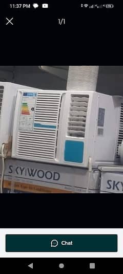 skywood windows  ac inverter 0.75 ton  INVERTER WINDOWS AC PONE TON 0