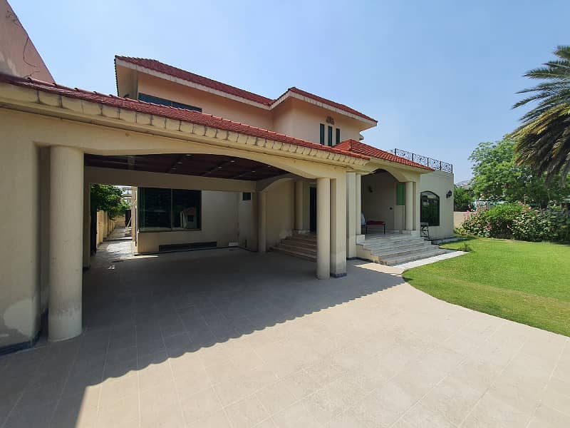 2 Kanal Fresh Renovated Well Maintained Independent Bungalow Lush Green Huge Lawn Near DHA Cinema 3