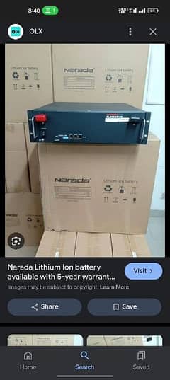 Narada battery lithium 51.2v 100Ah stock available