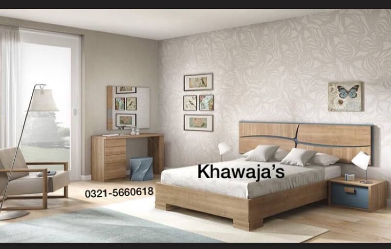 Bed with dressing ( khawaja’s interior Fix price workshop 4