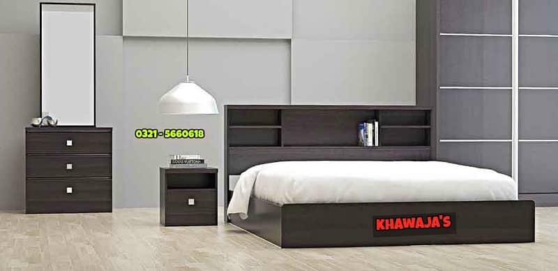 Bed with dressing ( khawaja’s interior Fix price workshop 19