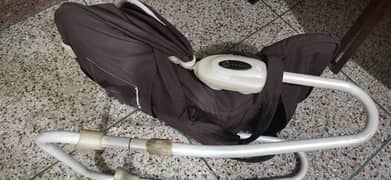 Branded Zooper Rocker Brown Baby Bouncer / Carrier shock in built