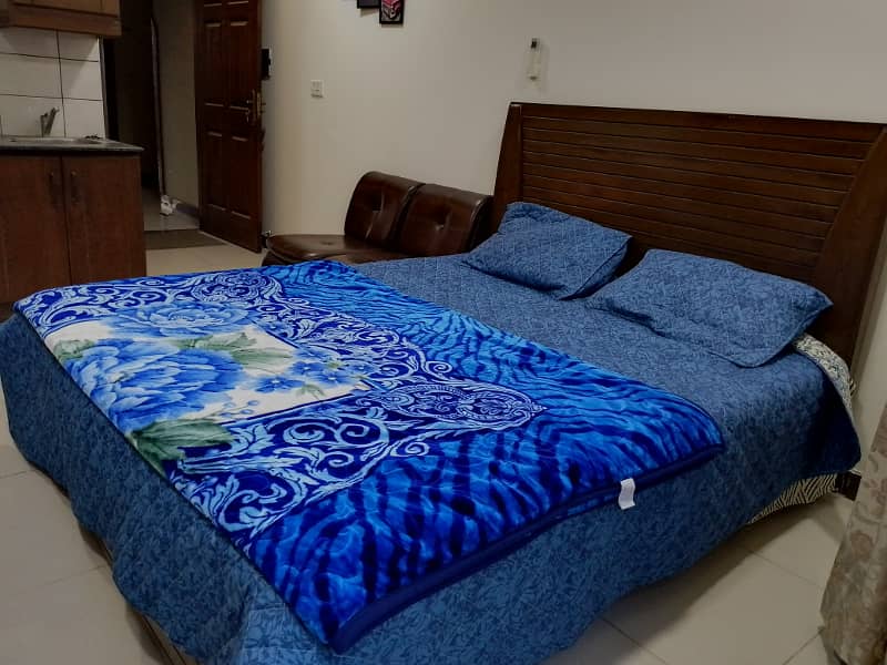 Furnished Studio apartment available for sale in bahria town phase 4 civic center 1