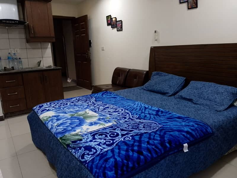 Furnished Studio apartment available for sale in bahria town phase 4 civic center 14