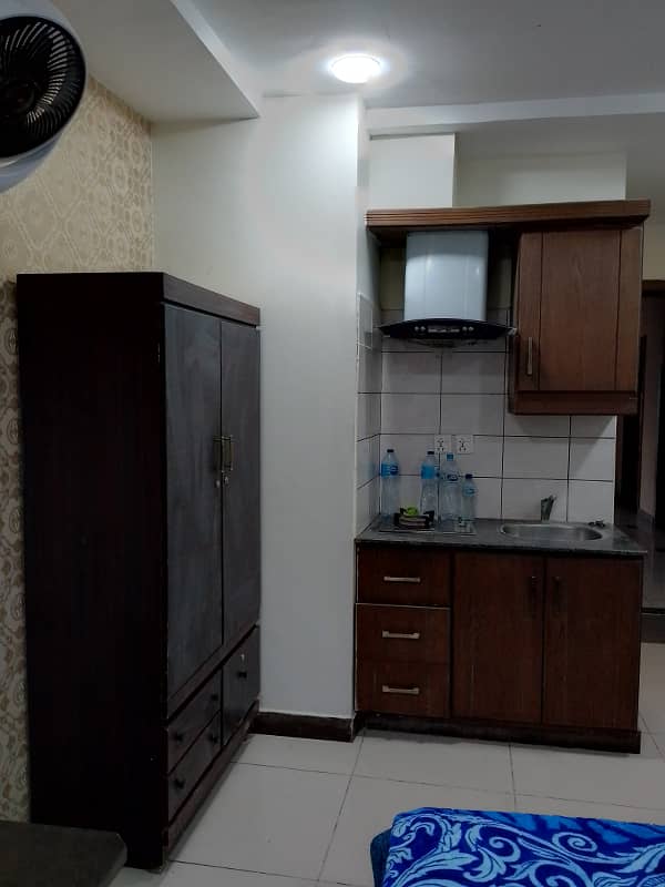 Furnished Studio apartment available for sale in bahria town phase 4 civic center 17