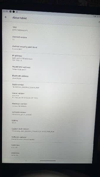 Lenovo M10 FHD plus 4 GB ram 128 GB memory 10 android version 10 inch 4