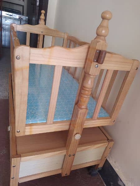 Wooden Baby Cot for sale 2