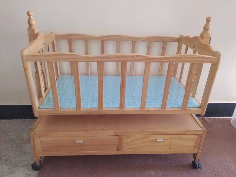 Wooden Baby Cot for sale 3