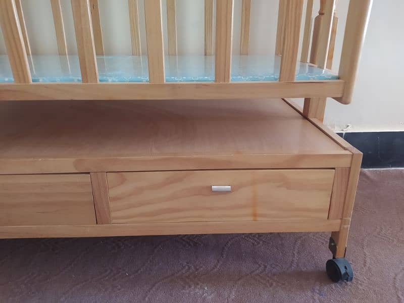 Wooden Baby Cot for sale 4