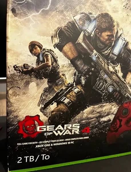 Xbox One S 2TB limited edition mint condition gears of war 2