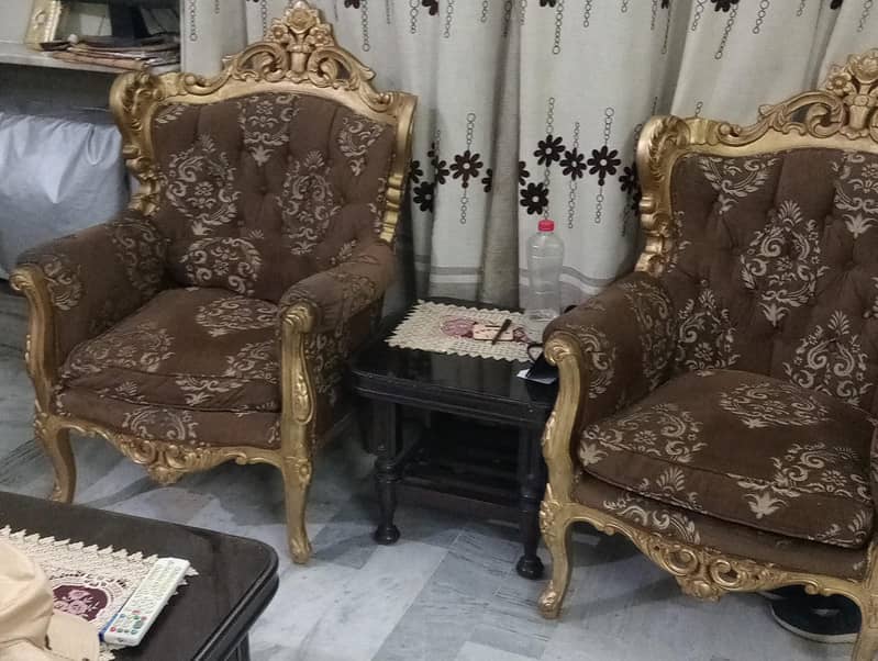chinyoti sofa|Chairs|Dining Chairs |sofa cum bed |Tea trolly for sale 1
