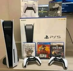 Playstation 5 Disc Edition With 2 Wireless Controller Original