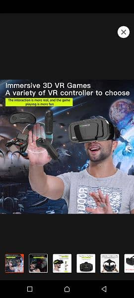 cool VR headset with game controller 1