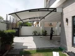 Tensile car parking structure | Parking shades | Swimming pool shades