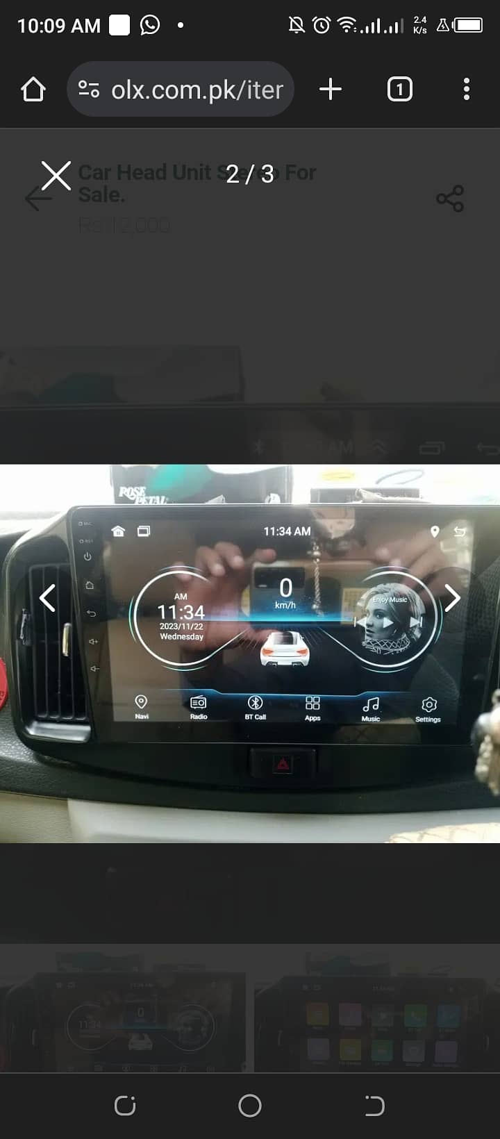 Car LCD head unit best condition for sale. 1