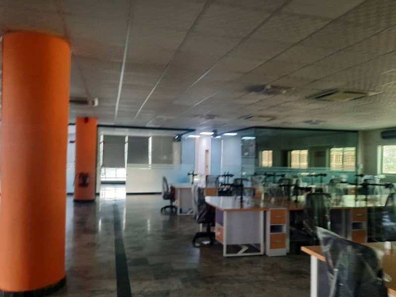 4000/8000 Sqft Fully Furnished Office Available for Rent In I. 9 Very Suitable For NGOs, IT, Telecom, Software Companies And Multinational Companies Offices. 7