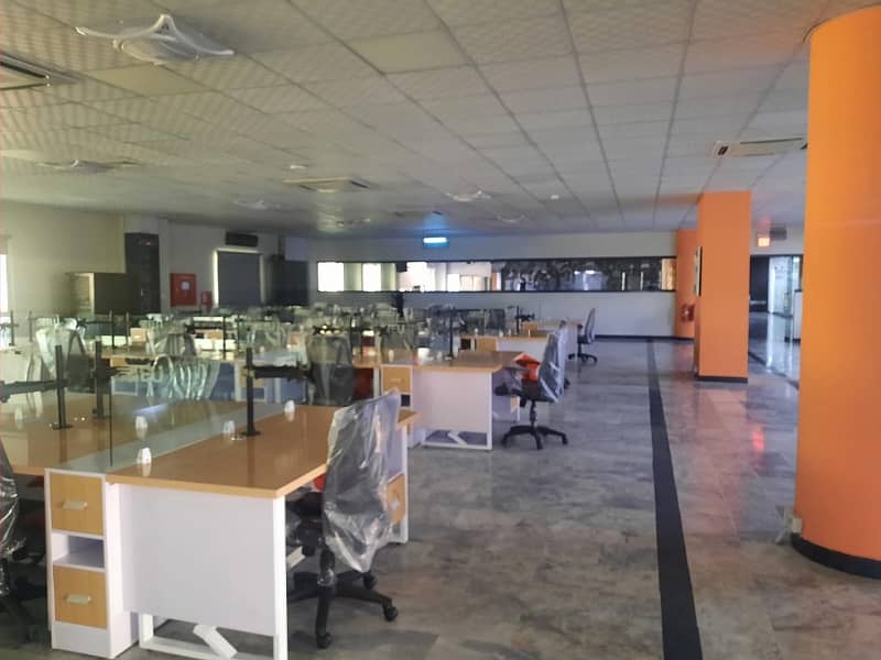 4000/8000 Sqft Fully Furnished Office Available for Rent In I. 9 Very Suitable For NGOs, IT, Telecom, Software Companies And Multinational Companies Offices. 8