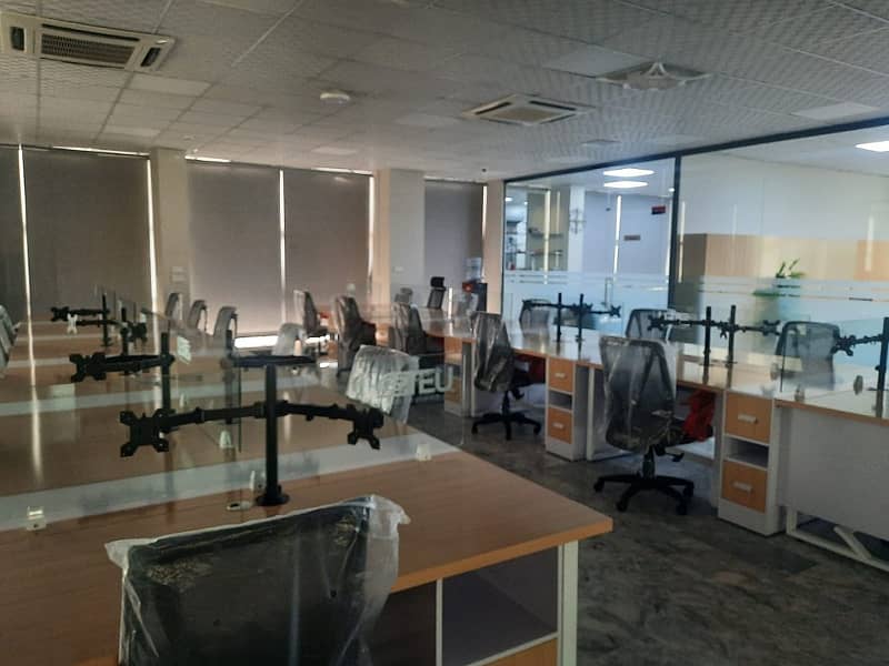 4000/8000 Sqft Fully Furnished Office Available for Rent In I. 9 Very Suitable For NGOs, IT, Telecom, Software Companies And Multinational Companies Offices. 9
