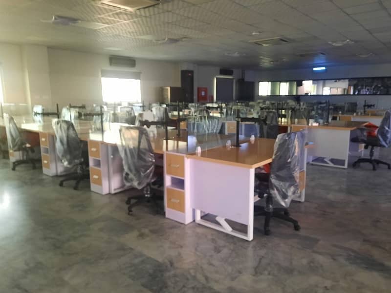 4000/8000 Sqft Fully Furnished Office Available for Rent In I. 9 Very Suitable For NGOs, IT, Telecom, Software Companies And Multinational Companies Offices. 11
