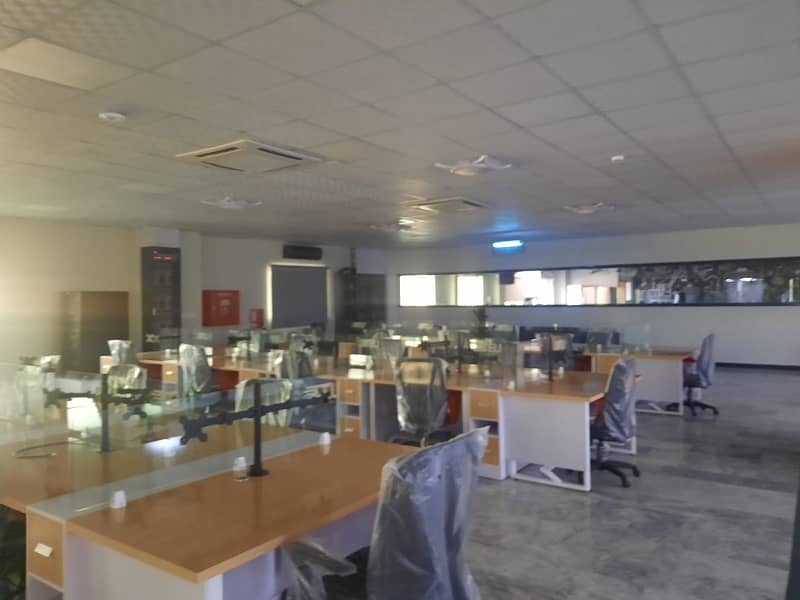 4000/8000 Sqft Fully Furnished Office Available for Rent In I. 9 Very Suitable For NGOs, IT, Telecom, Software Companies And Multinational Companies Offices. 12