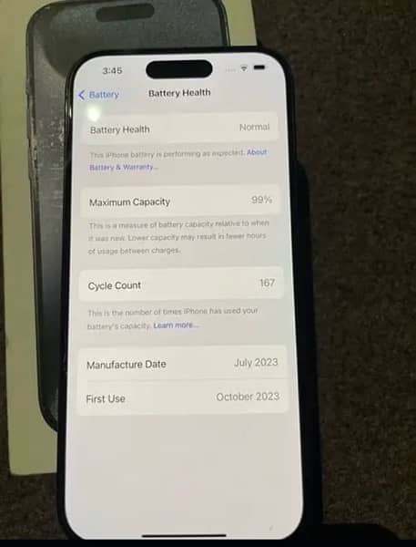 Iphone 15 Pro 128gb PTA Approved 4