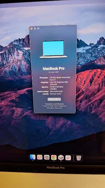 MacBook Pro 2017 2