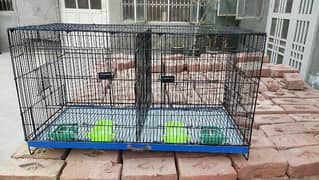 Birds cage, feeding pots and other accessories for sale