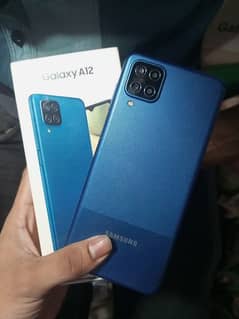 Samsung A12 New condition 4GB 64GB complete saman Pta approved seald